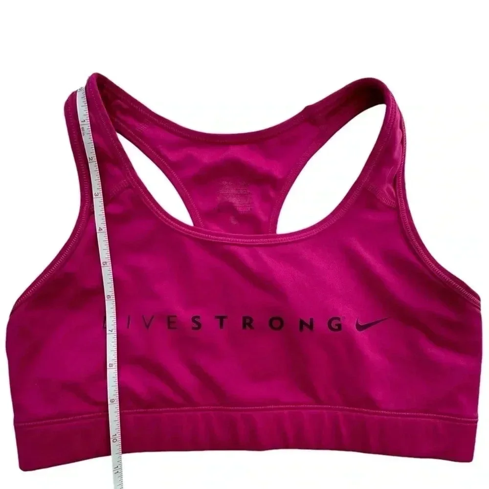 Nike Pro Pink Livestrong Sports Bra, Size medium - Picture 7 of 8